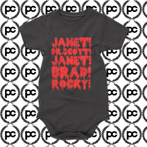 Rocky Horror Janet Brad Baby Onesie