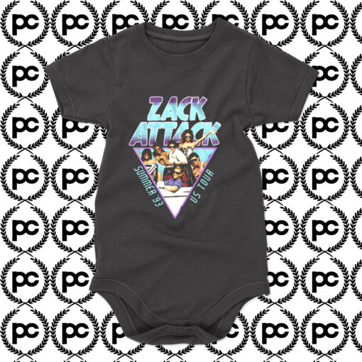 Saved By the Bell Zack Attack US Tour Baby Onesie