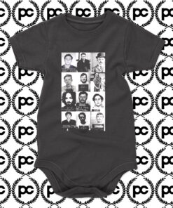 Serial Killers Manson Dahmer Gacy Mugshot Baby Onesie