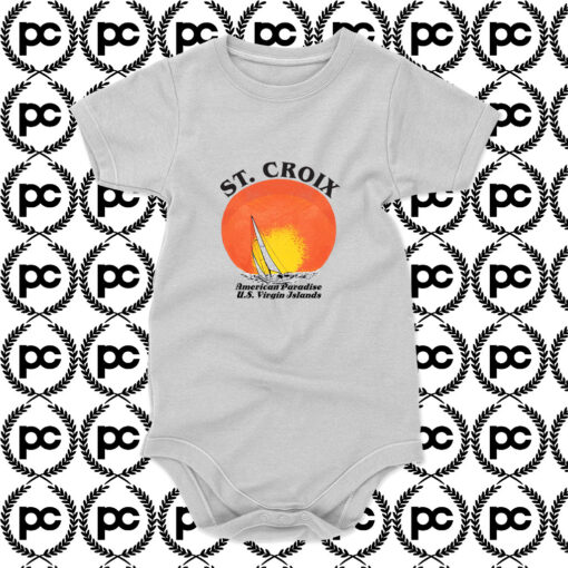 St Croix American Paradise Baby Onesie