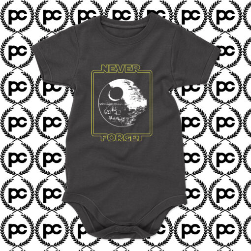 Star Wars Never Forget the Death Star Baby Onesie