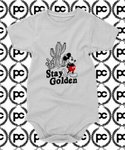 Stay Golden Mickey Mouse Vintage Baby Onesie