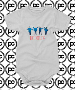 The Beatles Help Baby Onesie