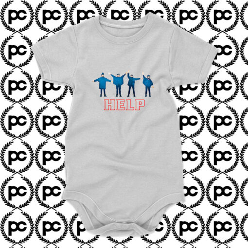 The Beatles Help Baby Onesie