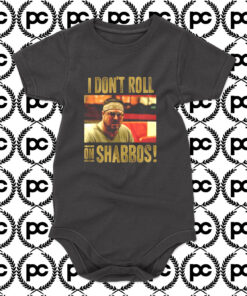 The Big Lebowski Dont Roll on Shabbos Baby Onesie