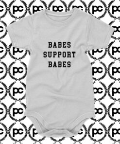 babes suoport babes Baby Onesie