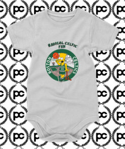 bart simpsons radical celtics Baby Onesie