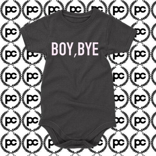 boy bye purple Baby Onesie