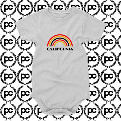 california rainbow Baby Onesie