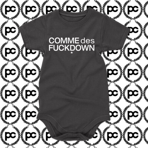 comme des fake down Baby Onesie