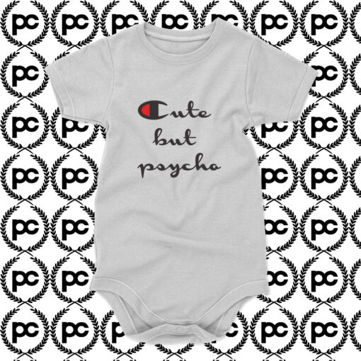 cute but psyco Baby Onesie