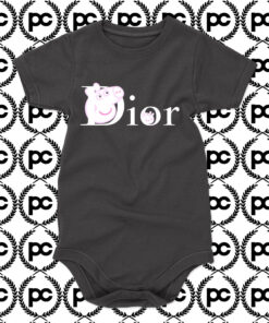 dior x peppa Parody Baby Onesie