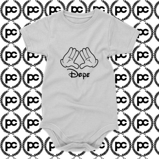 dope disney mickey mouse Baby Onesie