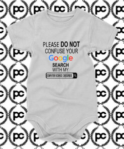 google search my Computer Science degree Baby Onesie