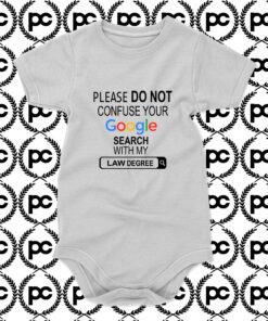 google search my law degree Baby Onesie