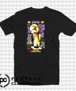 2022 Los Angeles Lakers Champions Signature T Shirt