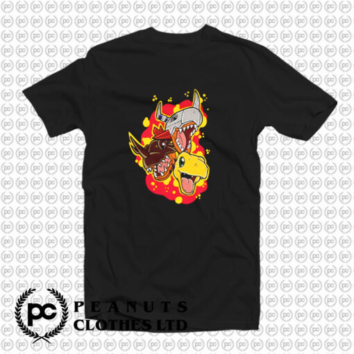 Agumon Evolution Digimon T Shirt