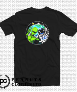 Alien Peace Sign T Shirt