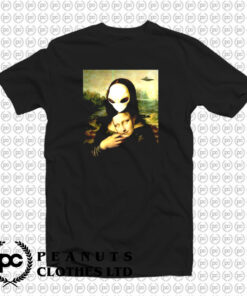 Alien monalisa T Shirt