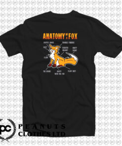 Anatomy Of A Fox T Shirt