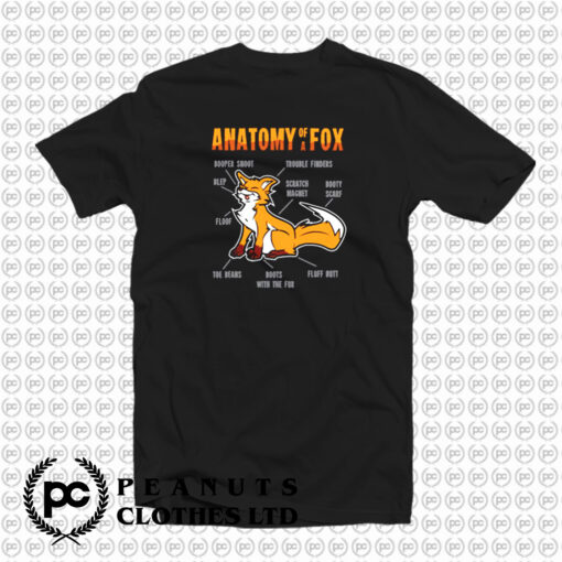 Anatomy Of A Fox T Shirt