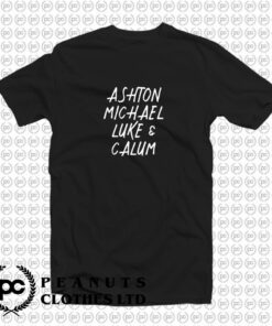 Ashton Michael Luke Calum 5SoS T Shirt