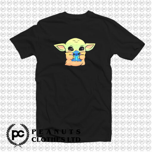 Baby Yoda Hug Stitch T Shirt