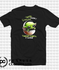 Baby Yoda Rock Paper Scissors T Shirt