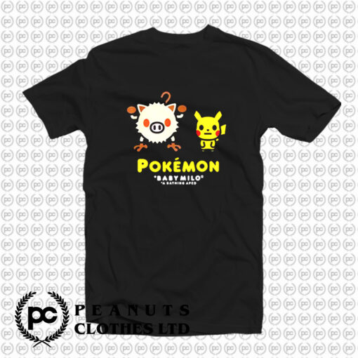 Bape x Pokemon Mankey T Shirt