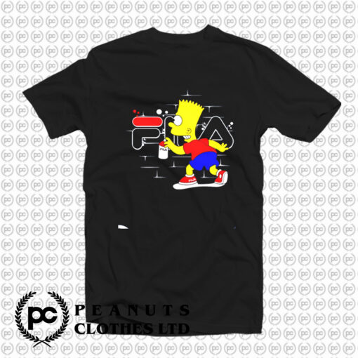 Bart Simpson FILA T Shirt