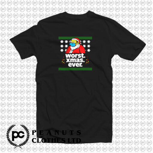 Bart Simpson Worst Christmas T Shirt