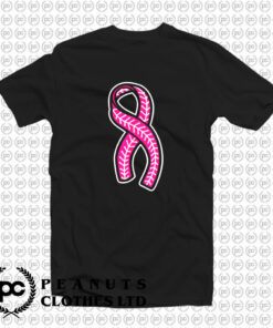 Baseball Pink Ribbon T Shirt