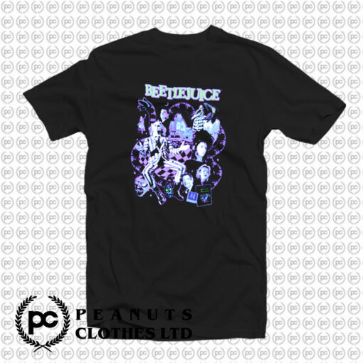 Beetlejuice Purple Tonal Poster Girls T Shirt