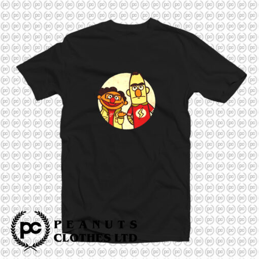 Bert and Ernie Puppet Mashup Big Bang Theory T Shirt