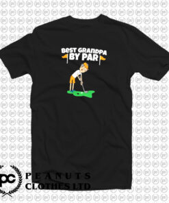 Best Grandpa By Par Golf T Shirt