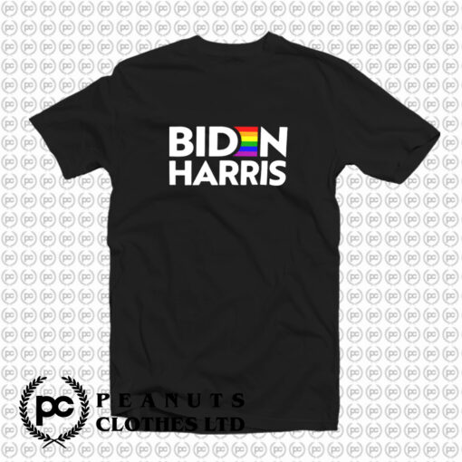 Biden Harris Joe Kamala LGBT Pride Flag T Shirt