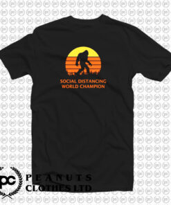 Bigfoot Sasquatch Social World T Shirt