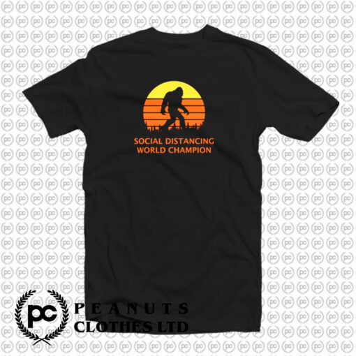 Bigfoot Sasquatch Social World T Shirt