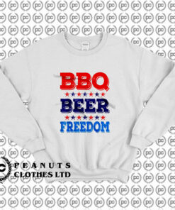 BBQ Beer Freedom Sweatshirt