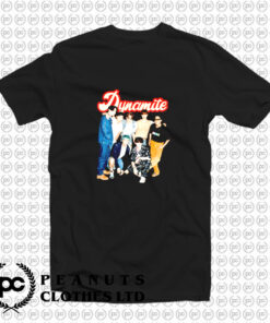 BTS Dynamite Group Retro T Shirt