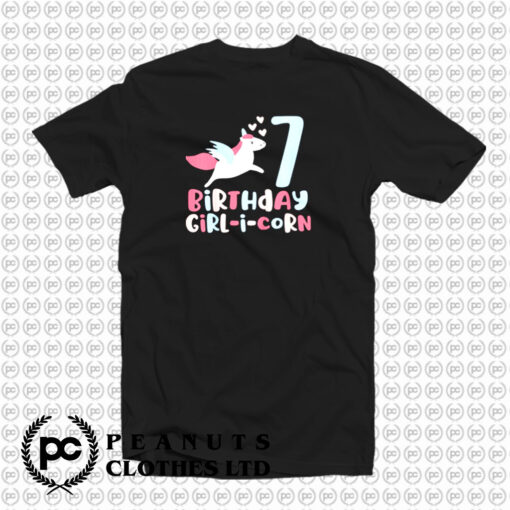 Birthday Girl I Corn Unicorn T Shirt