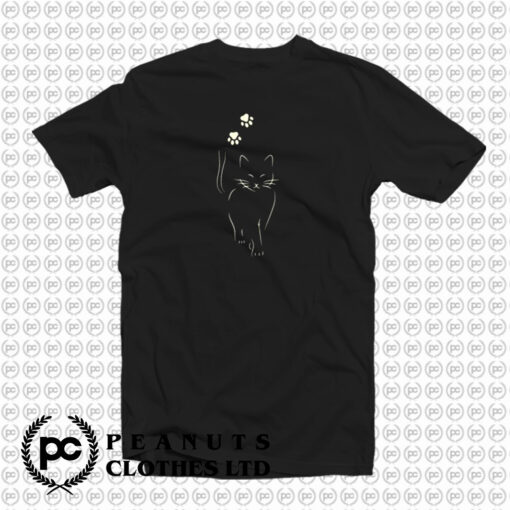 Black Cat Beautiful T Shirt