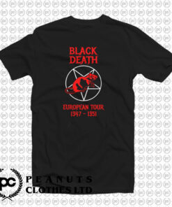 Black Death European Tour T Shirt