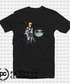 Bob Belcher Mandalorian baby Yoda T Shirt