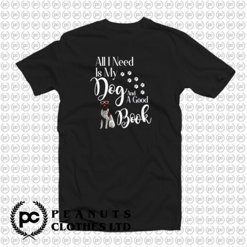 Book Reading Dog Lovers T Shirt