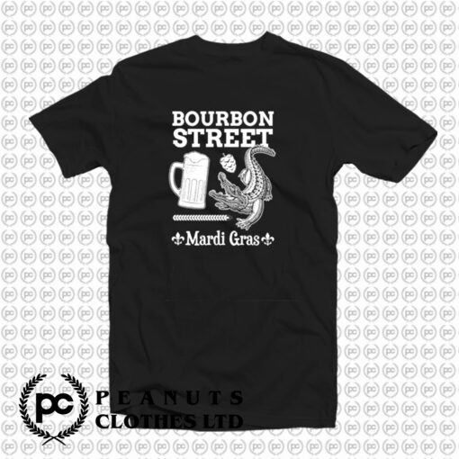 Bourbon Street Mardi Gras New Orleans Louisiana T Shirt