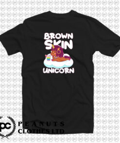 Brown Skin Girl Melanin Unicorn T Shirt