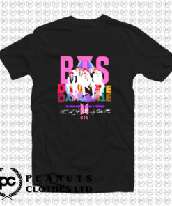 Bts band dynamite album signatures T Shirt