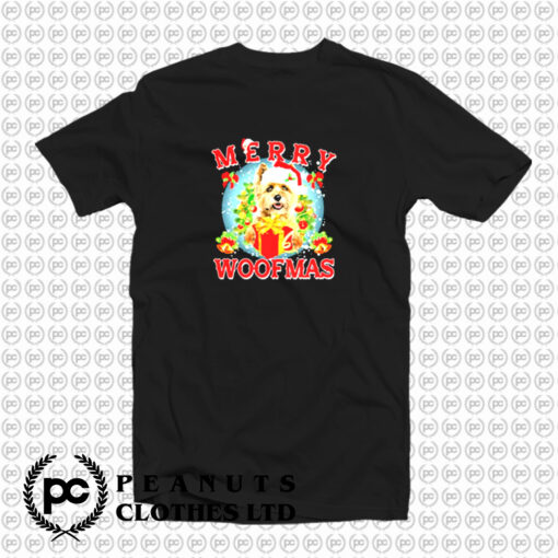 Cairn Terrier Merry Woofmas Christmas T Shirt