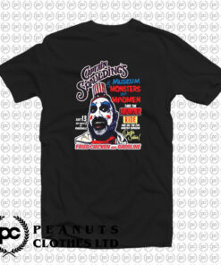 Captain Spaulding Poster Style Museum Monsters And Madman T Shirt